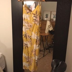 Yellow floral Amuse Society dress